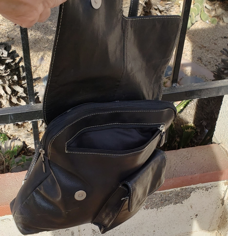 Leather Backpack - image 3